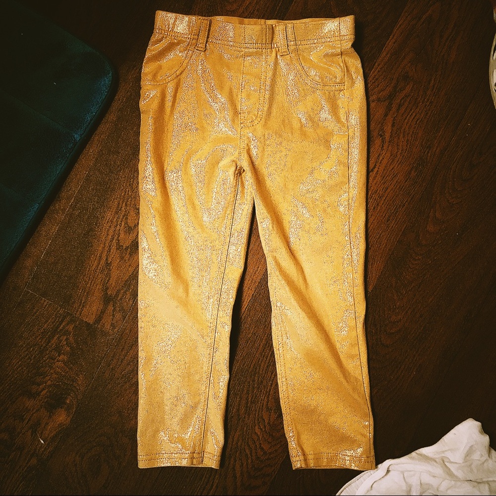 Sparkly Gold Garanimals Leggings | 5T
